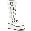 TRASHVILLE-518 Plateau Stiefel Weiß von DemoniaCult