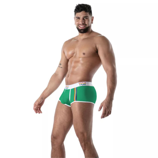 Grüne Trunk Pride Joyful-Boxershorts von TOF Paris – Ansicht 5
