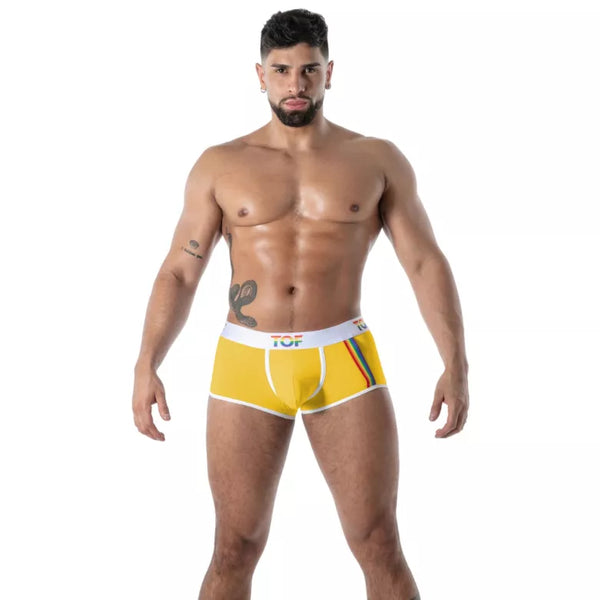Gelbe Trunk Pride Joyful-Boxershorts von TOF Paris – Ansicht 4