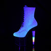 UNICORN-1020G Plateau Stiefeletten Glitter Lila/Blau von Pleaser – Ansicht 3