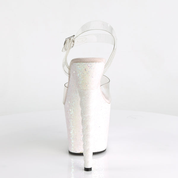 UNICORN-708LG Plateau Sandaletten Opal Rosa von Pleaser – Ansicht 4