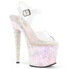 UNICORN-708LG Plateau Sandaletten Opal Rosa von Pleaser