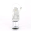 UNICORN-708RSH Plateau Sandaletten Transparent von Pleaser – Ansicht 2