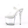 UNICORN-708RSH Plateau Sandaletten Transparent von Pleaser – Ansicht 3