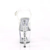 UNICORN-708RSH Plateau Sandaletten Transparent von Pleaser – Ansicht 4