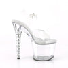 UNICORN-708RSH Plateau Sandaletten Transparent von Pleaser – Ansicht 5
