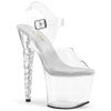 UNICORN-708RSH Plateau Sandaletten Transparent von Pleaser