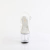 UNICORN-708TGRS - Plateau High Heel Sandaletten - Transparent mit Strass von Pleaser – Ansicht 2