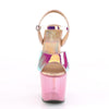 UNICORN-711T Plateau Sandaletten - Pink von Pleaser – Ansicht 2