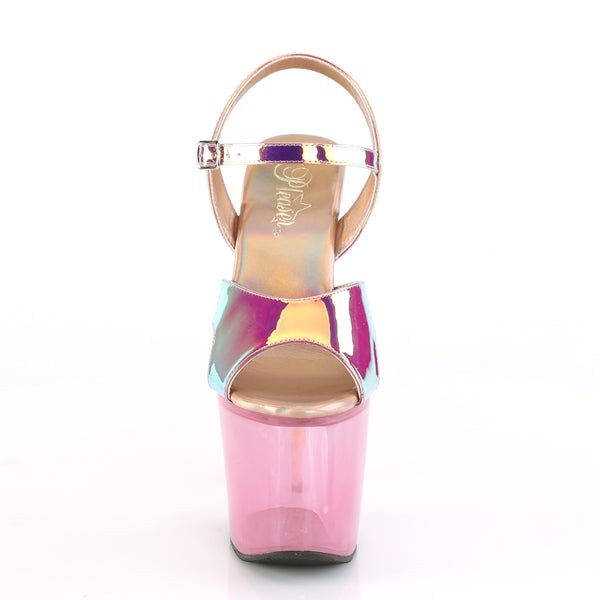 UNICORN-711T Plateau Sandaletten - Pink von Pleaser – Ansicht 2