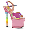 UNICORN-711T Plateau Sandaletten - Pink von Pleaser