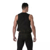 Schwarze Urban Jean Chain-Weste von TOF Paris – Ansicht 4