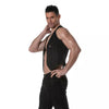 Schwarze Urban Jean Chain-Weste von TOF Paris – Ansicht 3