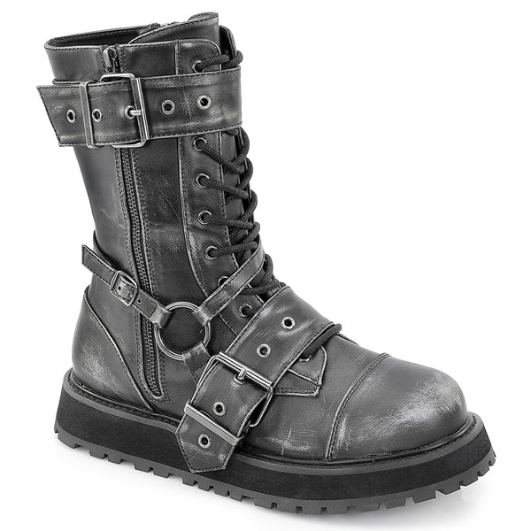 VALOR-220 Plateau Stiefel Grau Matt von DemoniaCult