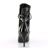 VANITY-1020 Stiefeletten Lack Schwarz von Pleaser – Ansicht 4