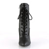 VANITY-1020 Stiefeletten Matt Schwarz von Pleaser – Ansicht 2