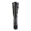 VANITY-2020 Overknee Stiefel Lack Schwarz von Pleaser – Ansicht 2