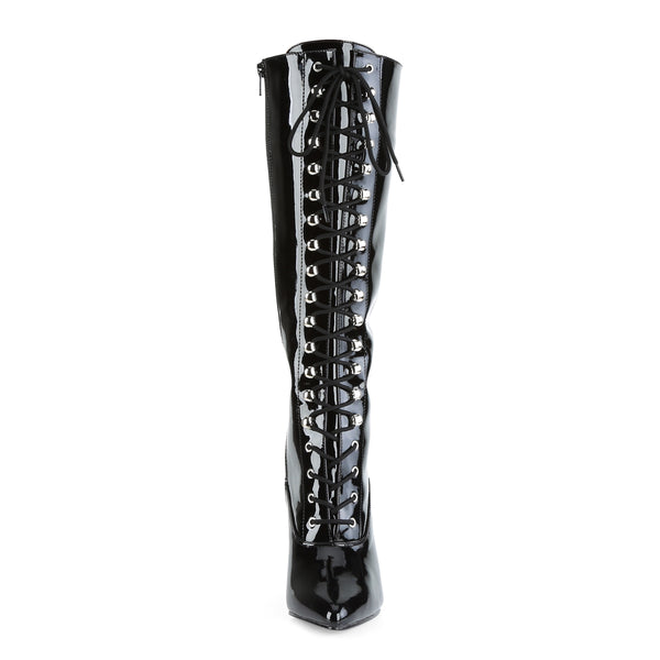 VANITY-2020 Overknee Stiefel Lack Schwarz von Pleaser – Ansicht 2