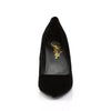 VANITY-420 Pumps Samt Schwarz | Pleaser