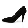 VANITY-420 Pumps Samt Schwarz | Pleaser