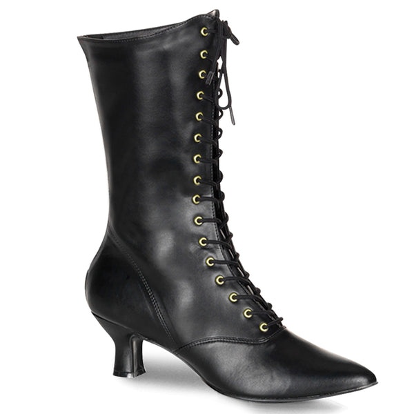 VICTORIAN-120 Stiefeletten - Schwarz von Funtasma