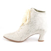 VICTORIAN-30 Plateau Stiefeletten Champagner von Fabulicious – Ansicht 3
