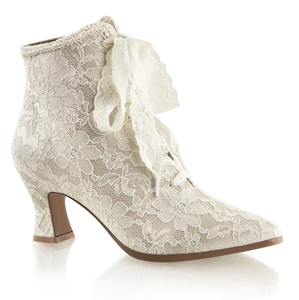 VICTORIAN-30 Plateau Stiefeletten Champagner | Fabulicious SALE