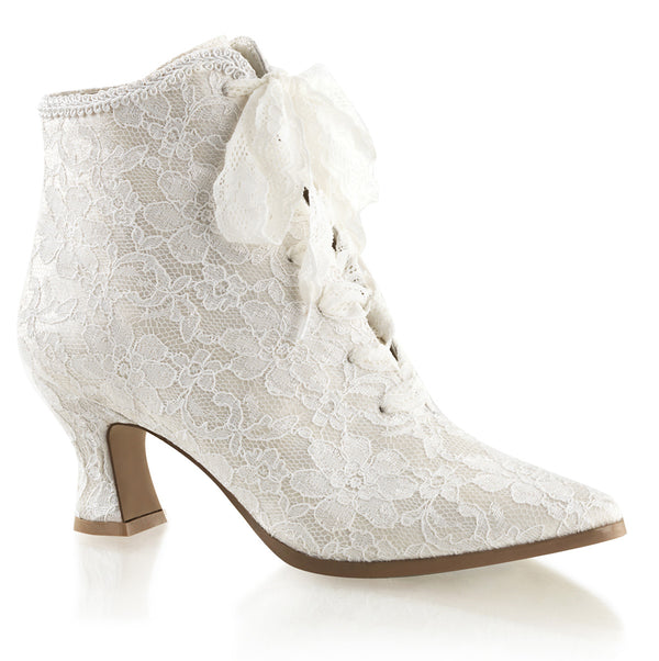 VICTORIAN-30 Stiefeletten Ivory | Fabulicious SALE