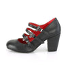 VIVIKA-38 Gothic Pumps - Schwarz Matt von DemoniaCult – Ansicht 3