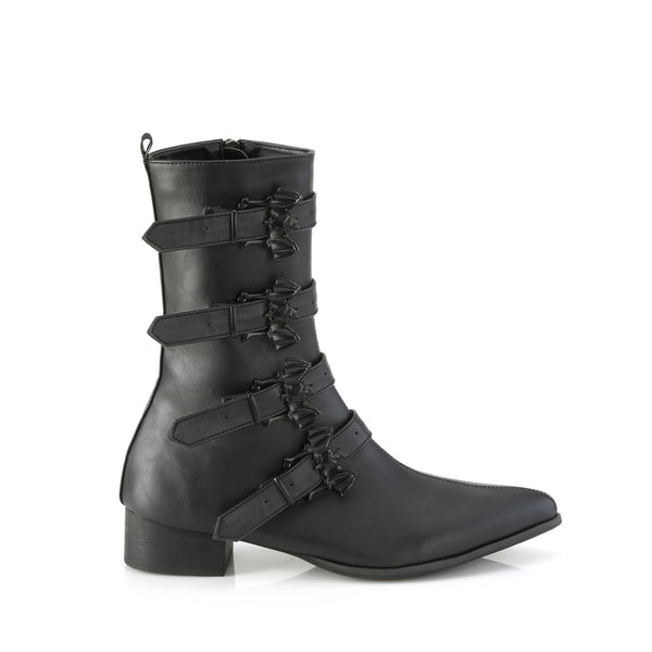 WARLOCK-110-B Stiefel - Schwarz Matt EUR 41 | DemoniaCult SALE