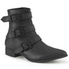 WARLOCK-50-C Stiefeletten - Schwarz Matt von DemoniaCult