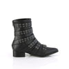 WARLOCK-70 Stiefeletten - Schwarz Matt EUR 39 | DemoniaCult SALE