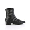 WARLOCK-70 Stiefeletten - Schwarz Matt von DemoniaCult – Ansicht 5