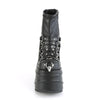 WAVE-110 Plateau Boots/ Stiefeletten - Schwarz Matt von DemoniaCult – Ansicht 2