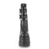 WAVE-150 Plateau Stiefel schwarz matt Fledermaus von DemoniaCult – Ansicht 2