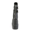 WAVE-150 Plateau Stiefel schwarz matt Fledermaus von DemoniaCult – Ansicht 4