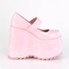 WAVE-32 Plateau Schuh rosa glänzend von DemoniaCult – Ansicht 5