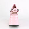 WAVE-48 Plateau Schuh rosa glänzend von DemoniaCult – Ansicht 2
