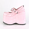 WAVE-48 Plateau Schuh rosa glänzend von DemoniaCult – Ansicht 3