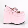 WAVE-48 Plateau Schuh rosa glänzend von DemoniaCult – Ansicht 5