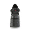 WAVE-48 Plateau Schuh schwarz matt von DemoniaCult – Ansicht 2