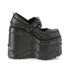 WAVE-48 Plateau Schuh schwarz matt von DemoniaCult – Ansicht 5