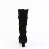 WHIMSY-118 Stiefel Schwarz Velour von DemoniaCult – Ansicht 4