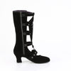 WHIMSY-118 Stiefel Schwarz Velour von DemoniaCult – Ansicht 5