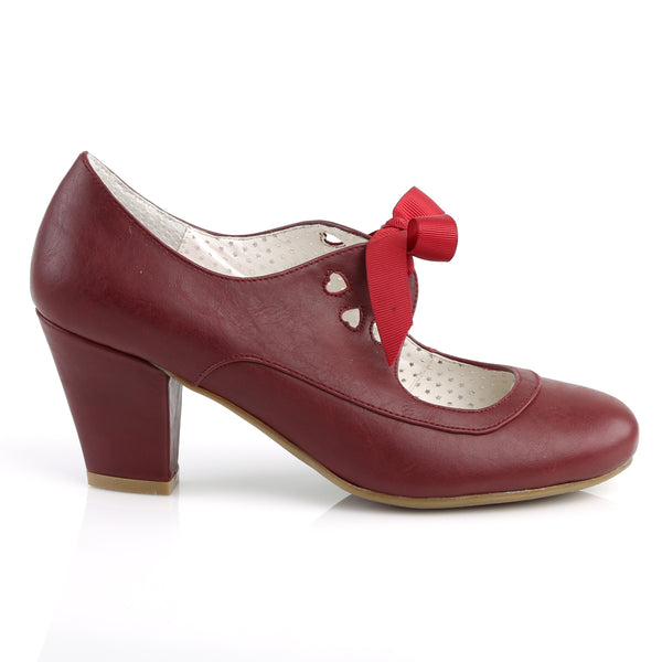 WIGGLE-32 Pumps Burgunder Rot | Pin Up Couture SALE