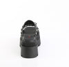 WRATH-08 Plateau Sandaletten Schwarz Matt von DemoniaCult – Ansicht 4