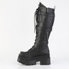 WRATH-205 PLATEAU Stiefel - Schwarz Matt von DemoniaCult – Ansicht 3