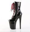 XTREME-1020-1 Plateau Stiefeletten - Schwarz Lack von Pleaser – Ansicht 3
