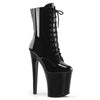 XTREME-1020 Plateau Stiefeletten Schwarz Lack von Pleaser