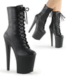XTREME-1020 Plateau Stiefeletten Schwarz Matt | Pleaser